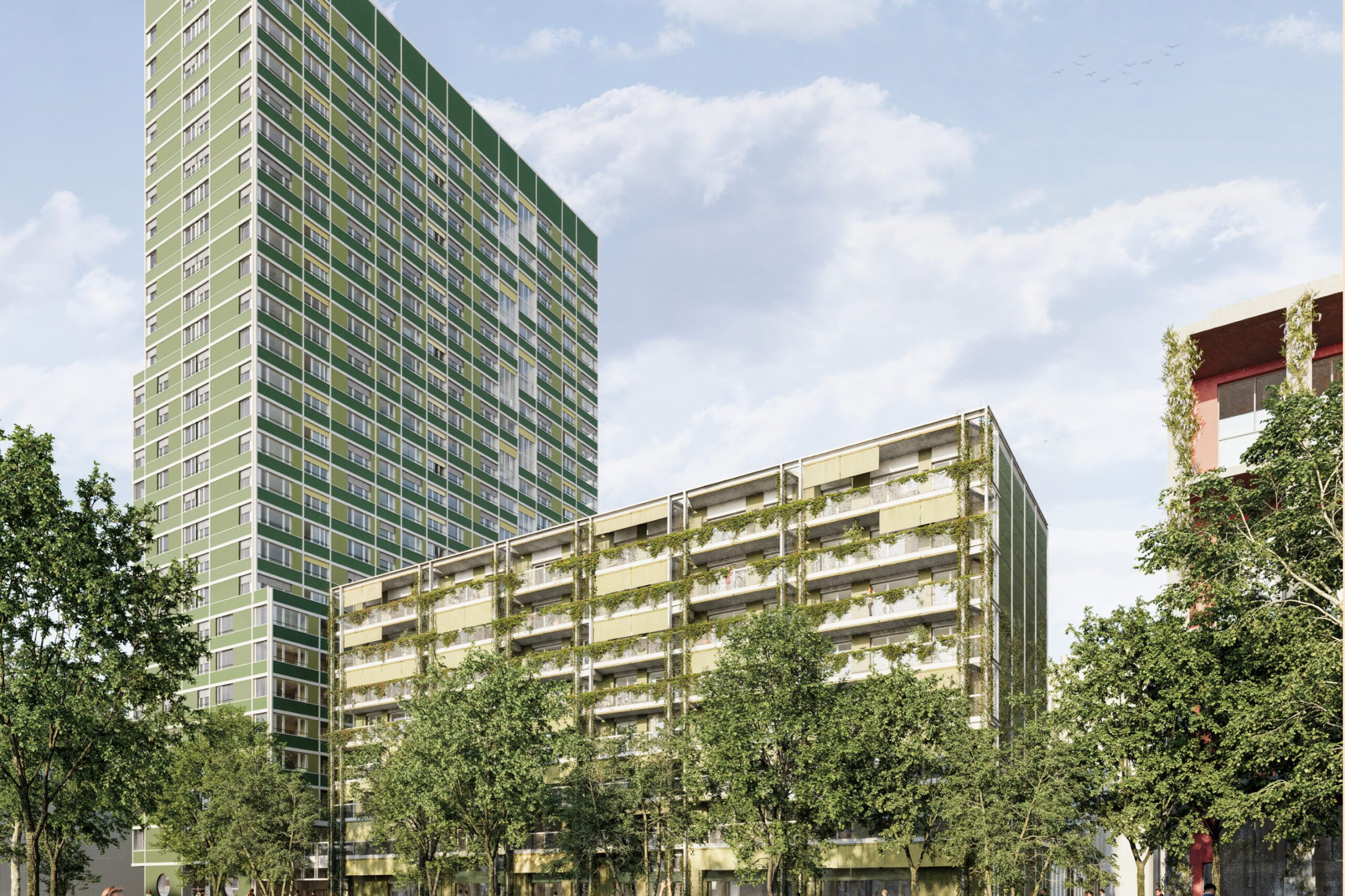 Wohnungsangebot in der Siedlung Koch